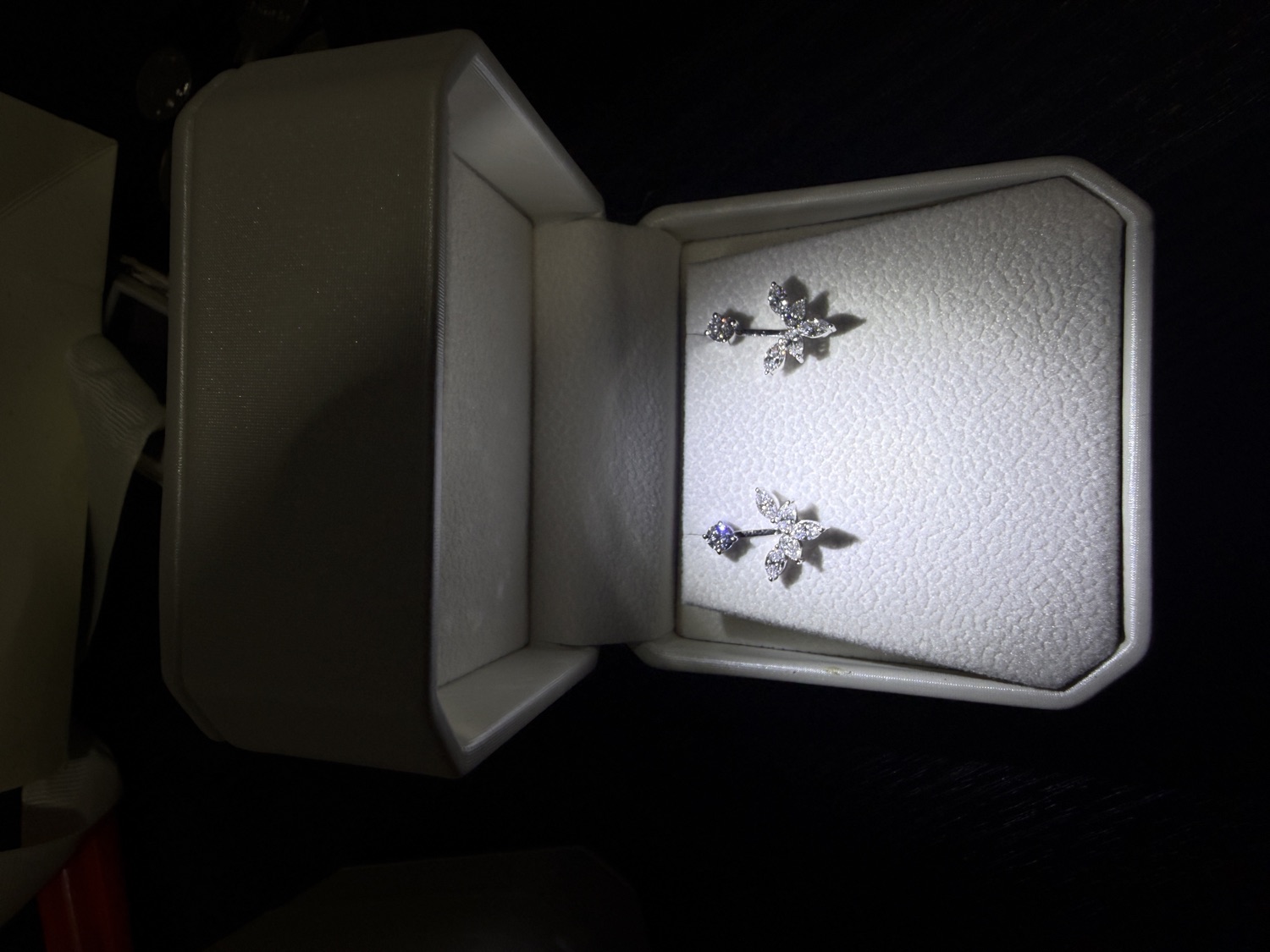 עגילי יהלומים בעיצוב אישי — Guerrier Jewelry