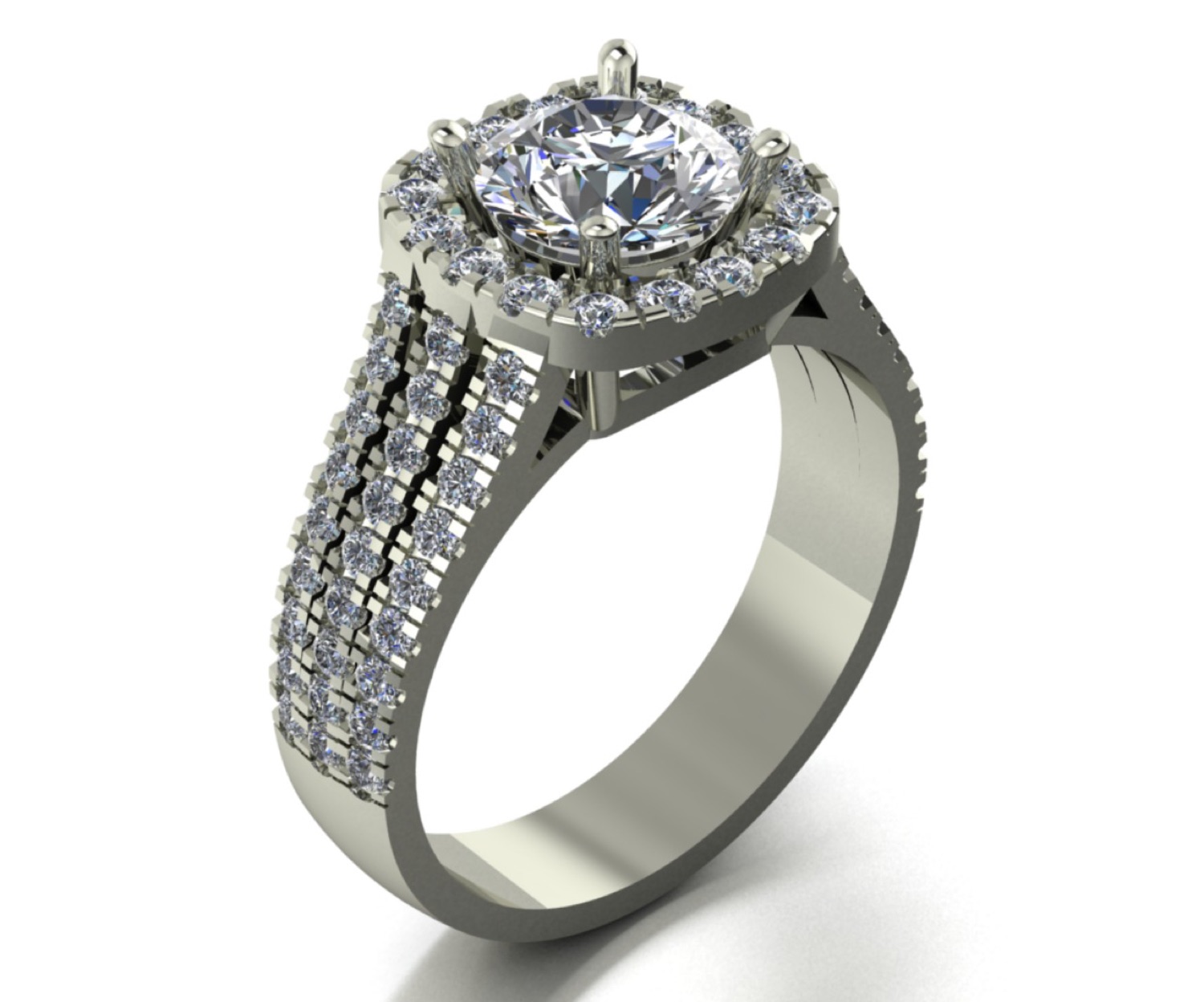 טבעת אירוסין יהלום בעיצוב אישי — Guerrier Jewelry