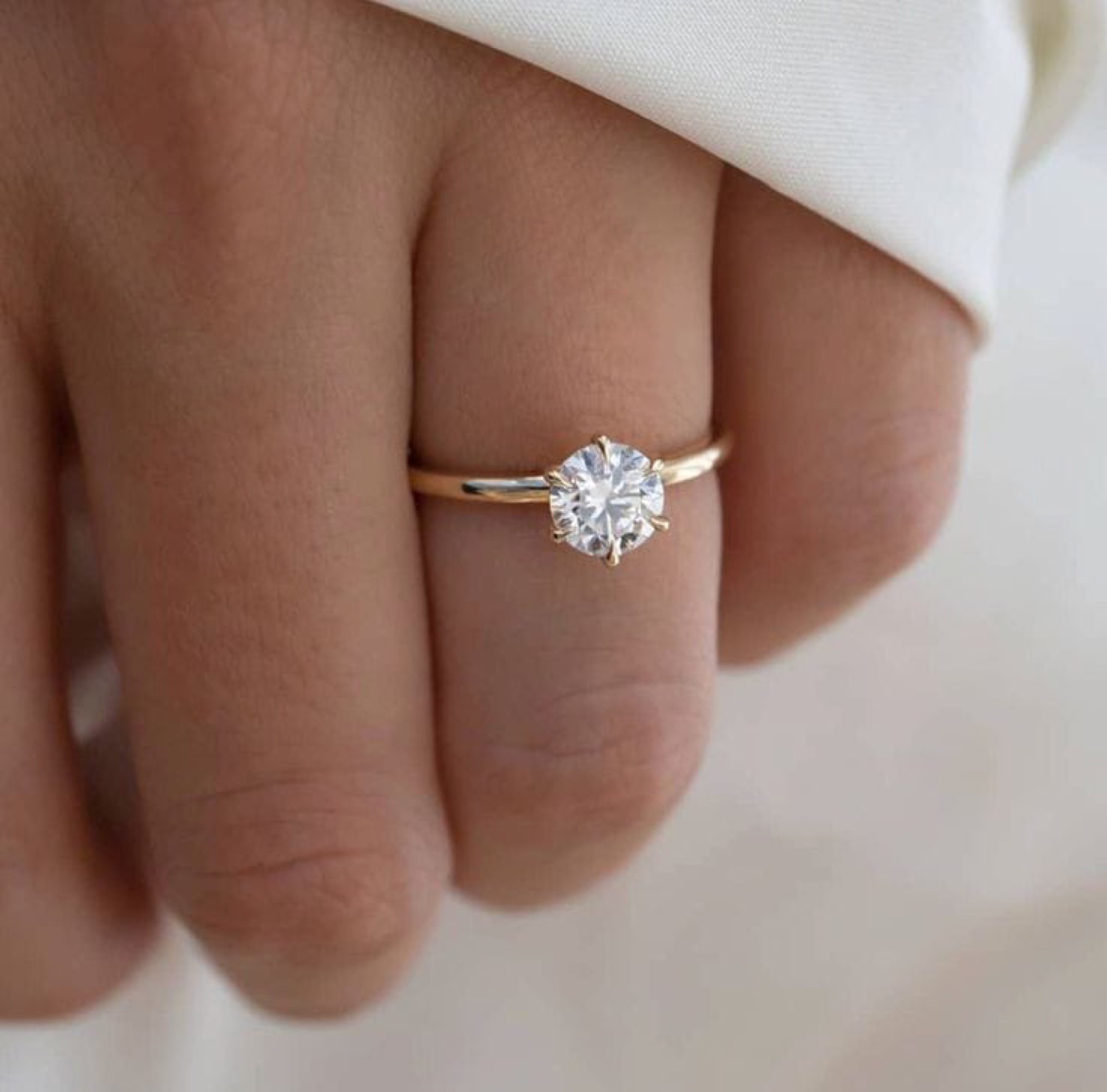 טבעת אירוסין יהלום בעיצוב אישי — Guerrier Jewelry