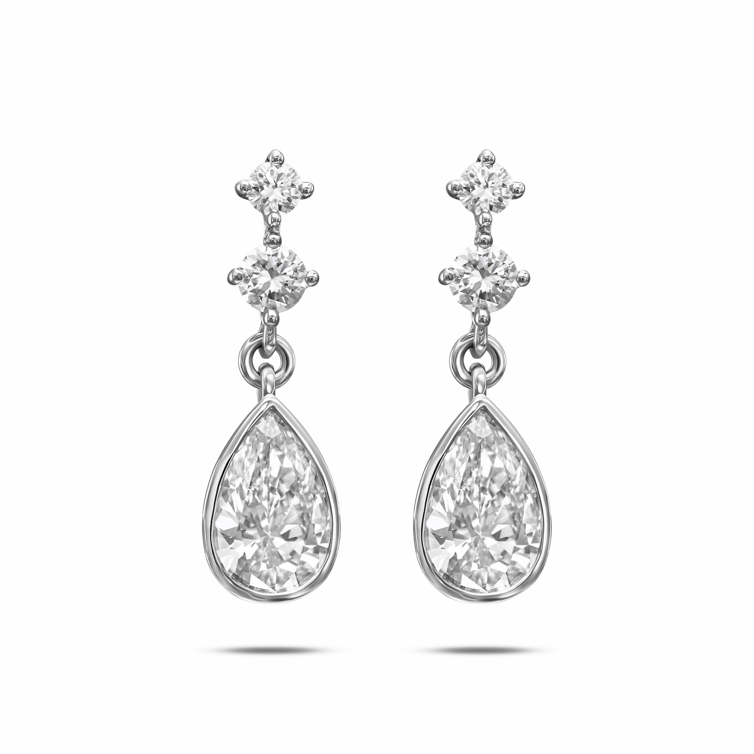 עגילי יהלומים בעיצוב אישי — Guerrier Jewelry