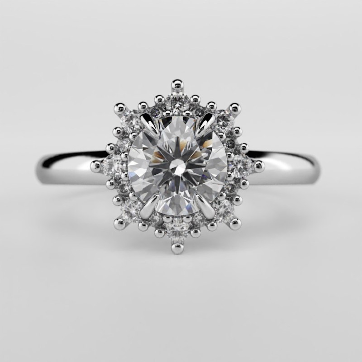 טבעת אירוסין יהלום בעיצוב אישי — Guerrier Jewelry